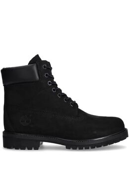 Timberland: Чёрные ботинки 