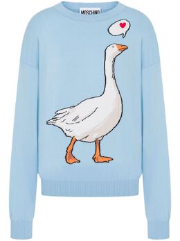 Moschino: Светлый свитер 