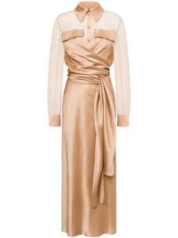 Alberta Ferretti: Драпированная рубашка 