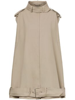 Alberta Ferretti: Бежевый плащ 