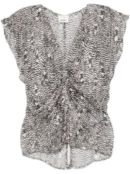 ISABEL MARANT: Блуза с принтом 