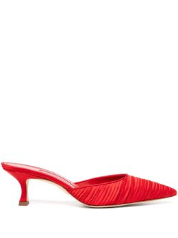 Manolo Blahnik: Красные мокасины 