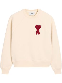 AMI Paris: Белый свитшот  Ami de Cœur