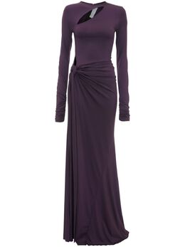 Victoria Beckham: Платье с длинным рукавом 