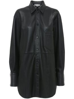 Victoria Beckham: Кожаная рубашка 