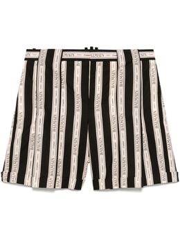 Balmain: Шорты в полоску 