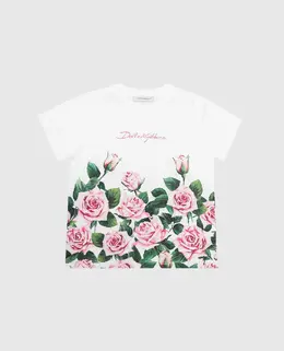 Dolce&Gabbana: Білі футболки 