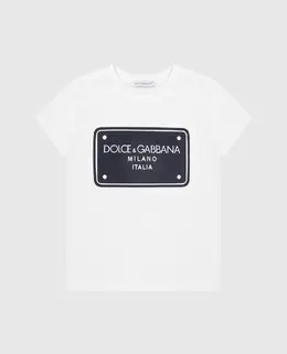 Dolce&Gabbana: Белая футболка 