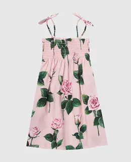 Dolce&Gabbana: Розовое платье 