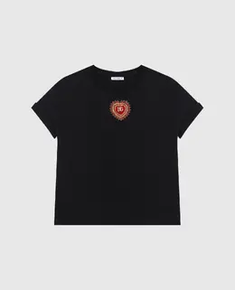 Dolce&Gabbana: Чёрная футболка 