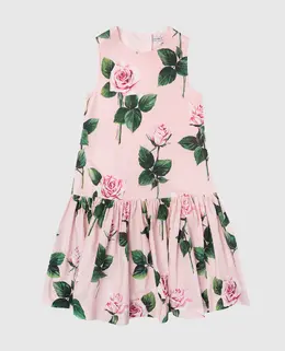 Dolce&Gabbana: Розовое платье 