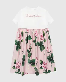 Dolce&Gabbana: Розовое платье 
