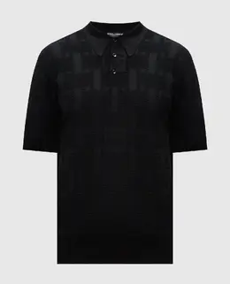 Dolce&Gabbana: Чорні поло 