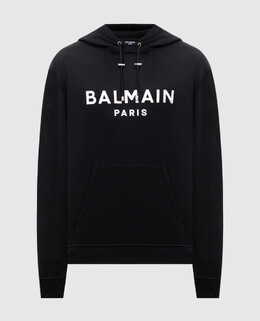 Balmain: Чёрная толстовка 