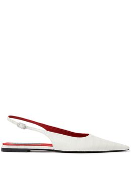 Stella McCartney: Белые балетки 