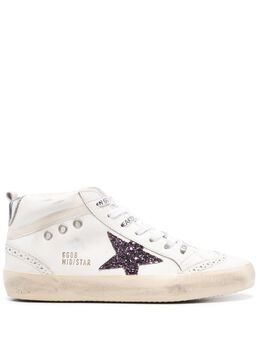 Golden Goose: Белые кроссовки 