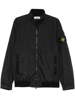 Stone Island: Чёрная куртка  Compass