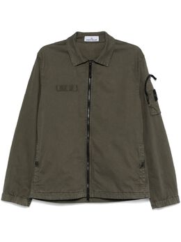 Stone Island: Зелёная рубашка  Compass