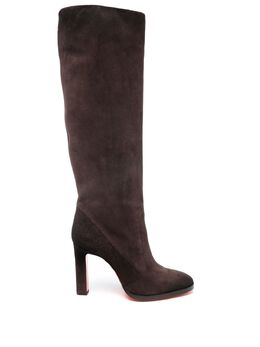 Santoni: Коричневые ботинки 