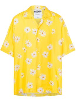 Moschino: Рубашка с растительным принтом 