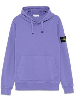 Stone Island: Фиолетовая толстовка  Compass