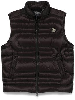 Moncler: Чёрный жилет 