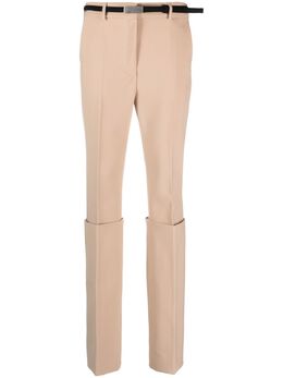 Sportmax: Брюки с подворотами 