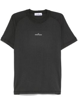 Stone Island: Футболка  Compass с принтом