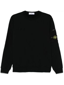 Stone Island: Чёрный свитшот  Compass