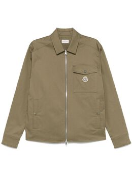 Moncler: Зелёная рубашка 