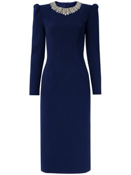 Jenny Packham: Синее платье 