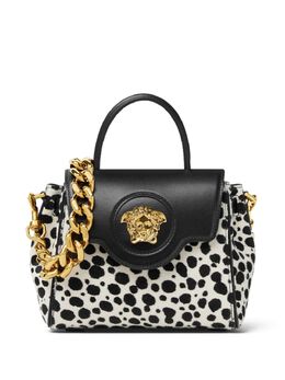 Versace: Белая сумка-шоппер  La Medusa