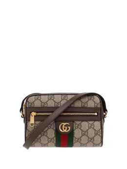 Gucci: Бежевая сумка  Ophidia
