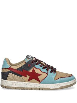 A BATHING APE®: Коричневые кроссовки 