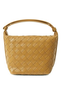 Bottega Veneta: Бежевая сумка 