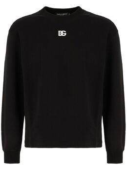 Dolce & Gabbana: Чёрный свитер  DG