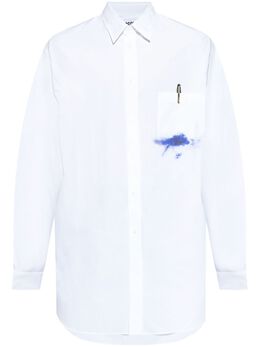 Moschino: Белая рубашка 