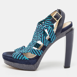 Jimmy Choo: Двухцветные сандалии 