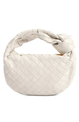 Bottega Veneta: Белая сумка  Jodie Mini