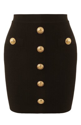 Balmain: Юбка из вискозы 