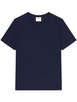Courrèges: Синяя футболка 
