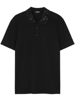 Versace: Поло  Barocco с блёстками