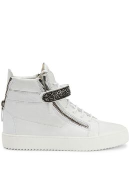Giuseppe Zanotti: Белые кроссовки  Coby