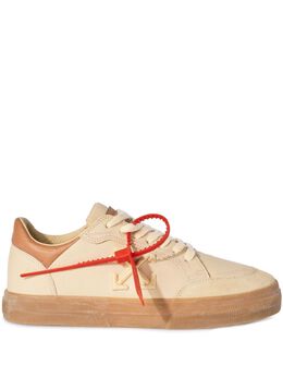 Off-White: Бежевые кроссовки  Vulcanized