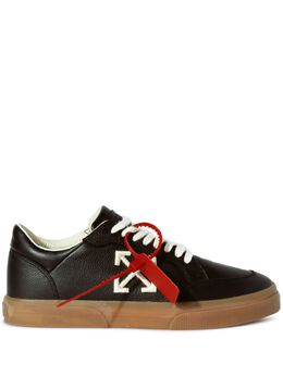 Off-White: Чёрные кроссовки  Vulcanized