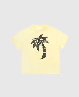 Palm Angels: Жёлтая футболка 