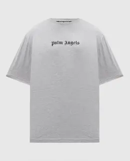 Palm Angels: Серая футболка 