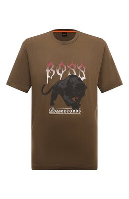 BOSS Orange: Хлопковая футболка 