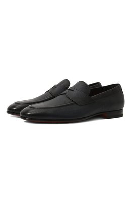 Santoni: Тёмные туфли  Carlos