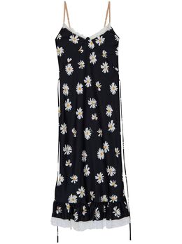 Moschino: Платье с принтом 